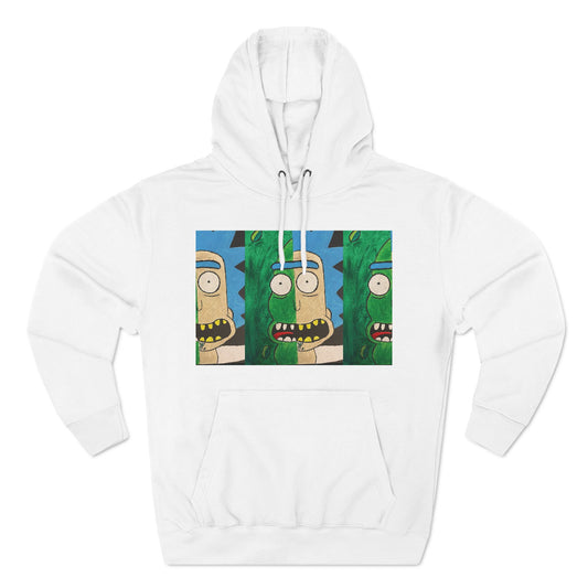 Three-Panel Fleece Hoodie